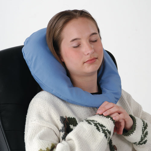 Long Cervical Roll Blue 4"x19" by Alex Orthopedic