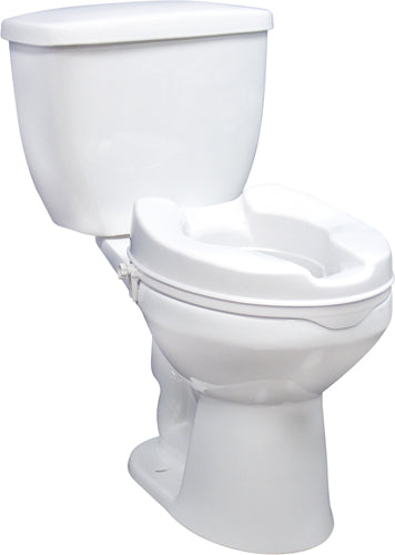 Raised Toilet Seat w/Lid 4" Savannah-style Retail