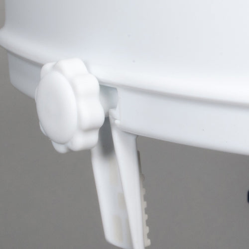 Raised Toilet Seat w/Lid 4" Savannah-style Retail