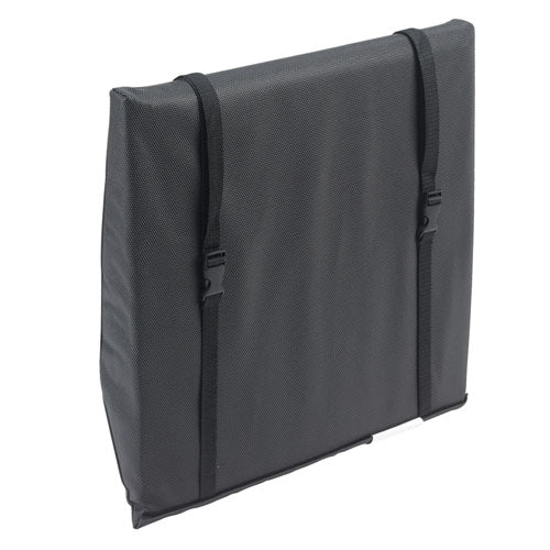 "Wheelchair Back Cushion,16x17"" General Use, w/Lumbar Support"