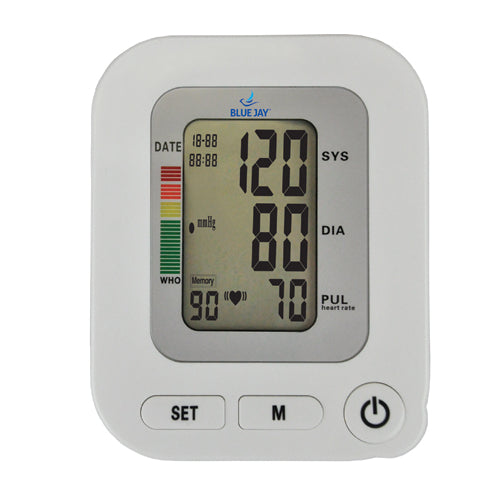 "Full Automatic Blood Pressure w/Extra Large Cuff & 4 AA Batt"