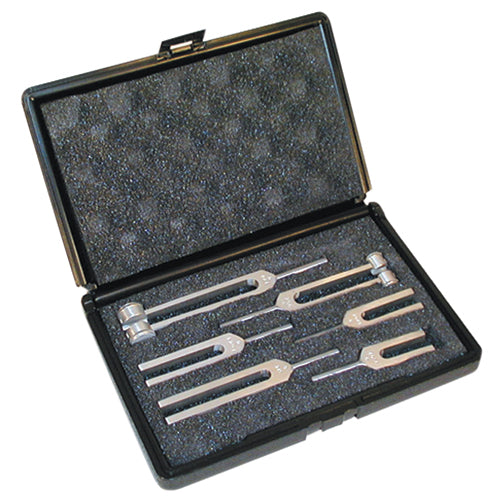 "Tuning Fork Clinical Grade Set 128-4096 Cps(6 pc+Case)"