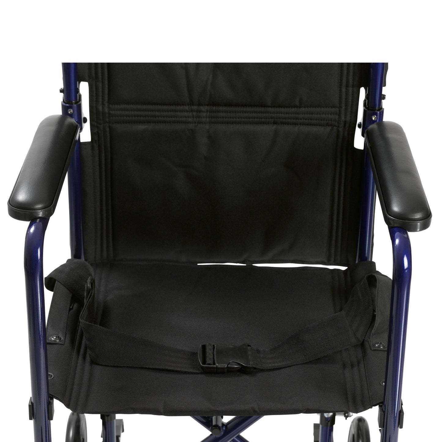 Transport Wheelchair Bariatric 22" Wide Blue