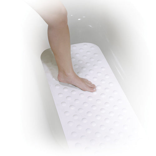 Bathtub Safety Mat Large White 15.75" x 35.5"