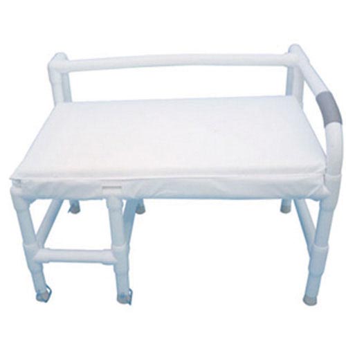 "Transfer Bench, Bariatric PVC, 700 lb. Weight Cap."