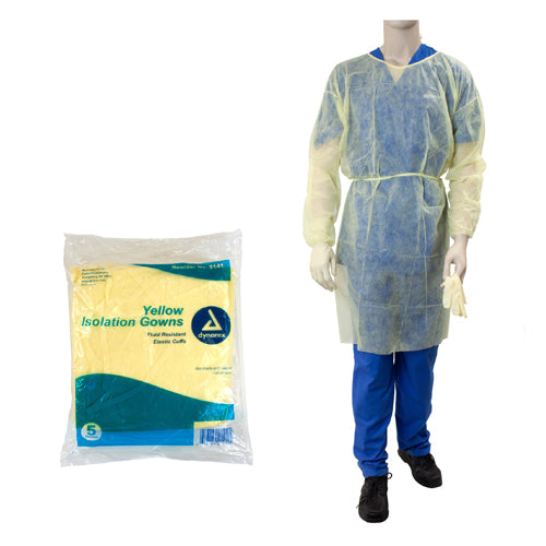 "Fluid Resistant Isolation Gown Cs/50"