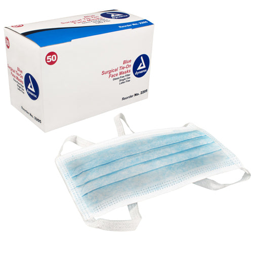 "Surgical Tie-On Face Mask Bx/50"