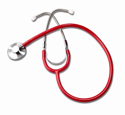 "Single Head Nurses Red Stethoscope"