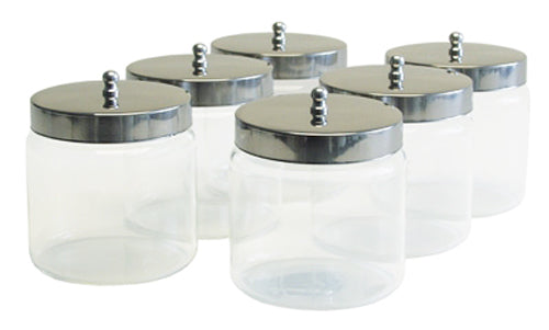 Dressing Jars 4" x 4" 6/Case Glass