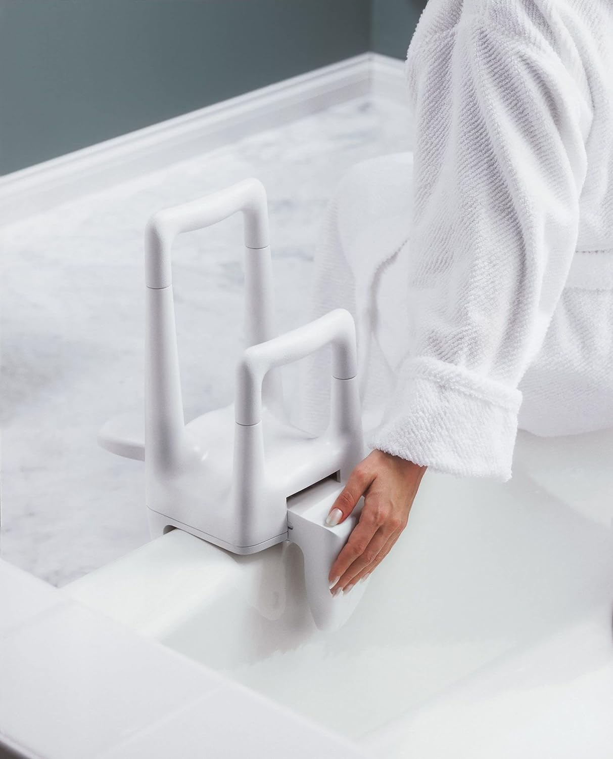 Moen Dual Tub Grip, Locking Support Grab Bar