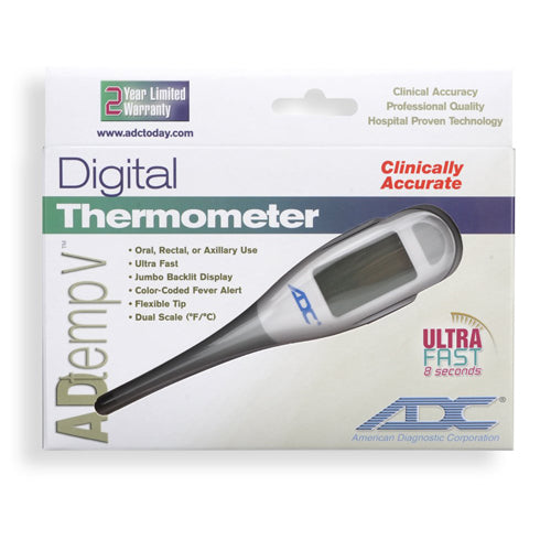 Adtemp Digital Thermometer 8-Second Oral/Rectal/Axillary