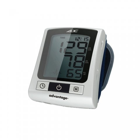 Advantage Wrist Digital Blood Pressure Monitor, Navy, Adult