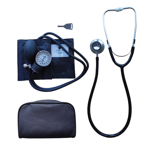 "Perfect Measure Manual Blood Pressure Unit with Stethoscope"