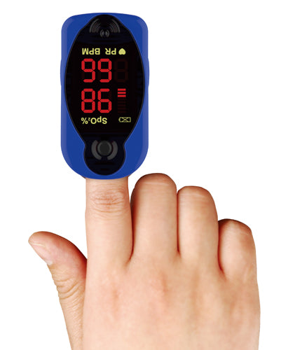 "Comfort Finger Tip Pulse Oximeter Blue Jay Brand"